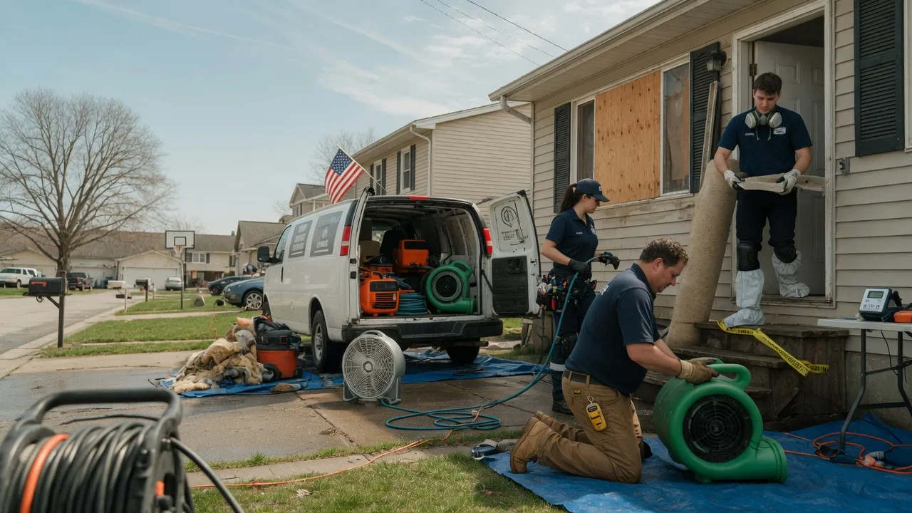 Water Damage Restoration in Lancaster, KS near me
